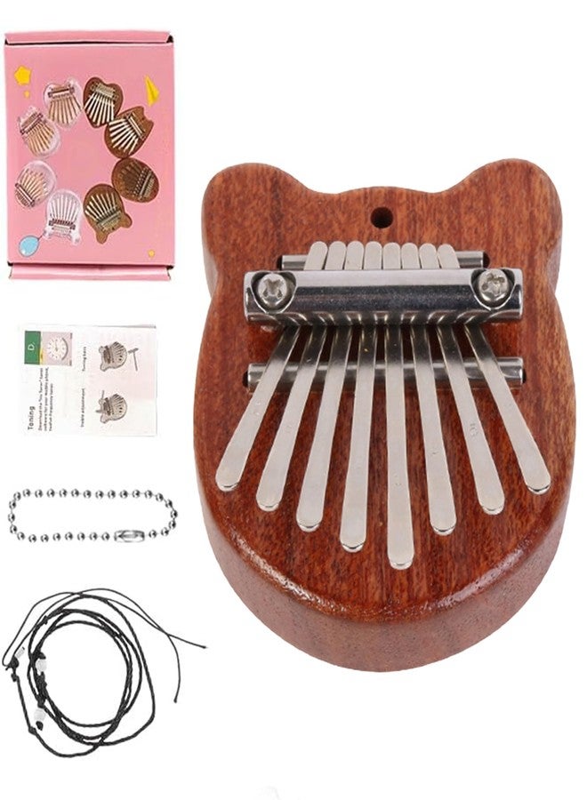 Vihaanta Musical Instrument, Bear-Shaped 8-Key Thumb Piano with Gift Box, Portable for Beginners, Travel, Home Decor, Stress Relief & Gifting - Image 1