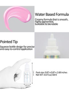 Mysense Mysense Pastel Pink Face Body Paint,Water Based Washable Cream Body Paint for Adults and Children,Pink Face Painting for Halloween Special Effects Cosplay Makeup,0.6oz  - Image 2