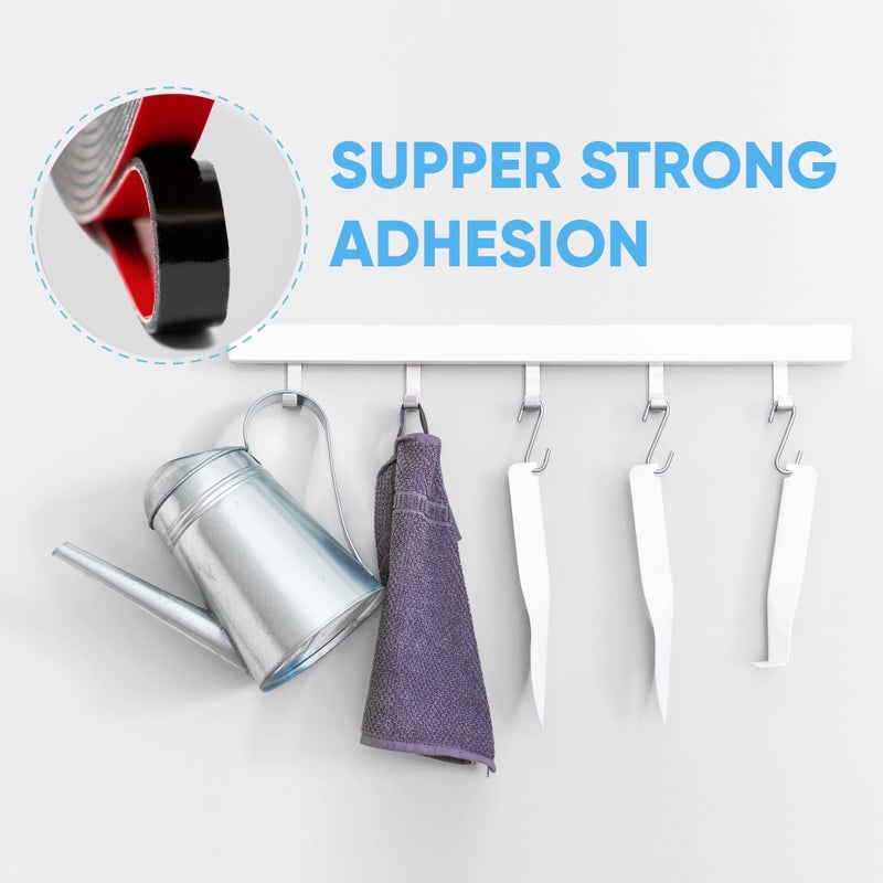 HpP شريط لاصق مزدوج الجوانب HPP، شريط ثقيل، قوي ودائم للاستخدام الخارجي والداخلي (0.25 بوصة × 16 قدم) - Image 3