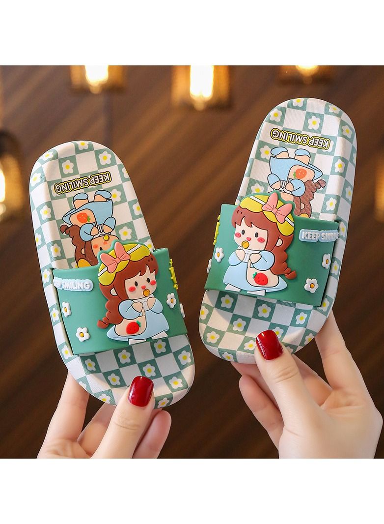 Loquat Kid's Cartoon Indoor Home Slippers 