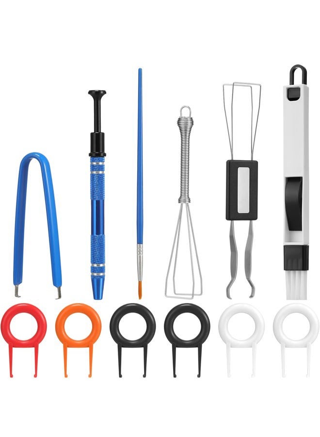 Frienda Keyboard Lube Switch Puller Kits Key Cap Remover Tools Mechanical Switch Opener for Mechanical Keyboard Removing Fixing Cleaning - Image 1