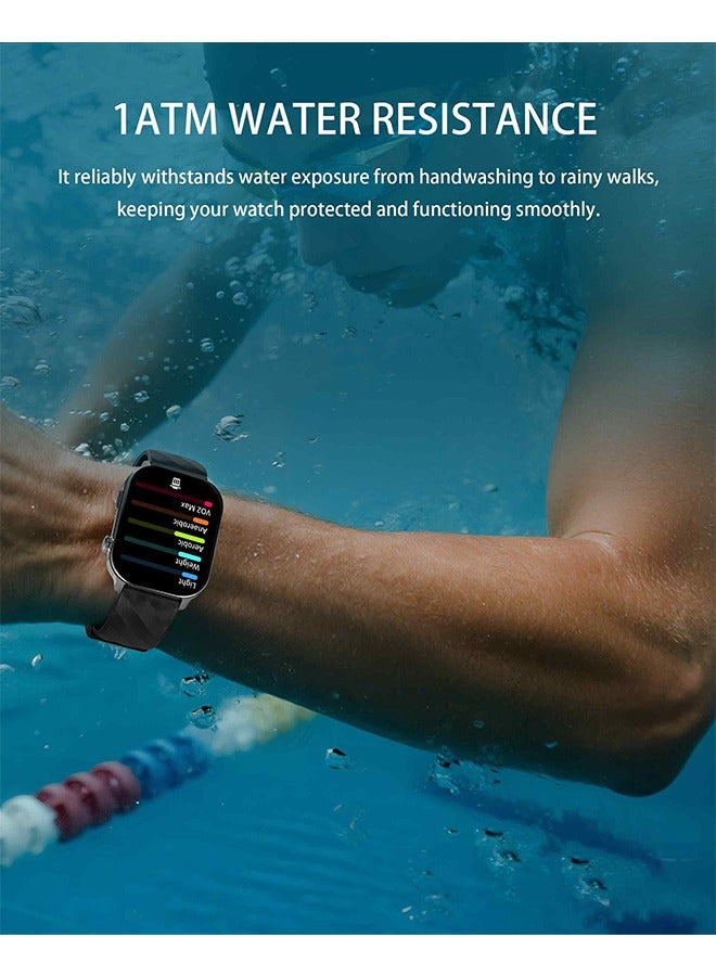 RollsTimi  Men's SmartWatch, 2.01-inch Full Screen, 1ATM Waterproof, Multi-System GPS Tracking, 24/7 Health Monitoring, 100+ Sports Modes, High Capacity Battery, Smart Sports Watch, EX300 Tape Silver - Image 5