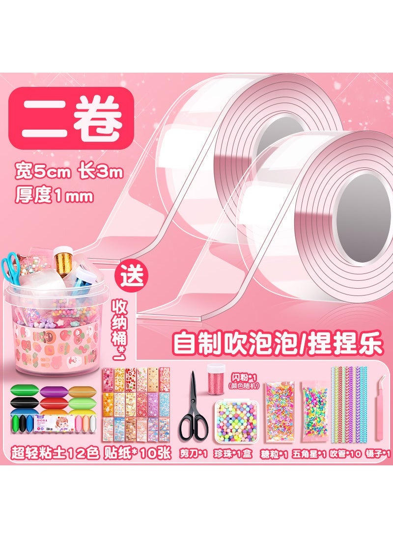 Arabest Bubble blowing decompression artifact nano tape special water ball homemade nano glue hollow bubble pinch music material package - Image 3