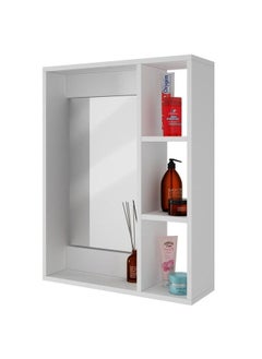 Bathroom unit with mirror 3 shelf wall hanging