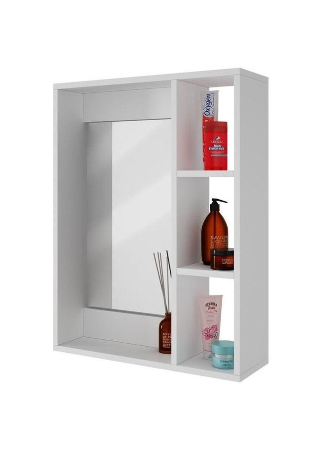 Generic - Bathroom unit with mirror 3 shelf wall hanging - Image 1