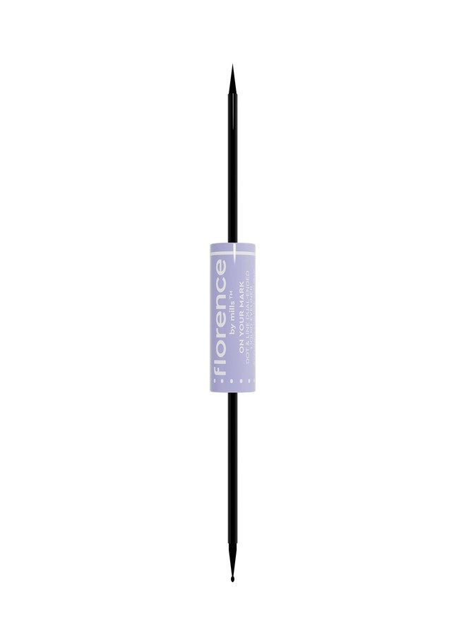 florence by mills On Your Mark Dot & Line Dual-ended Liquid Eyeliner, Black, - Image 3