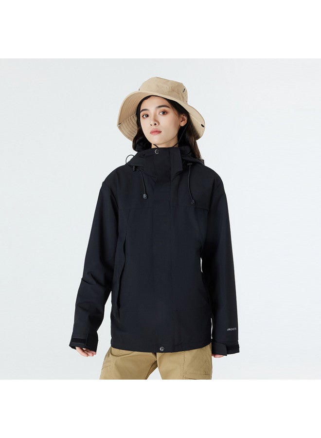 Flying in the snow Couple Style Three-way Wear Jacket Fashion Casual Trendy Versatile - Image 5