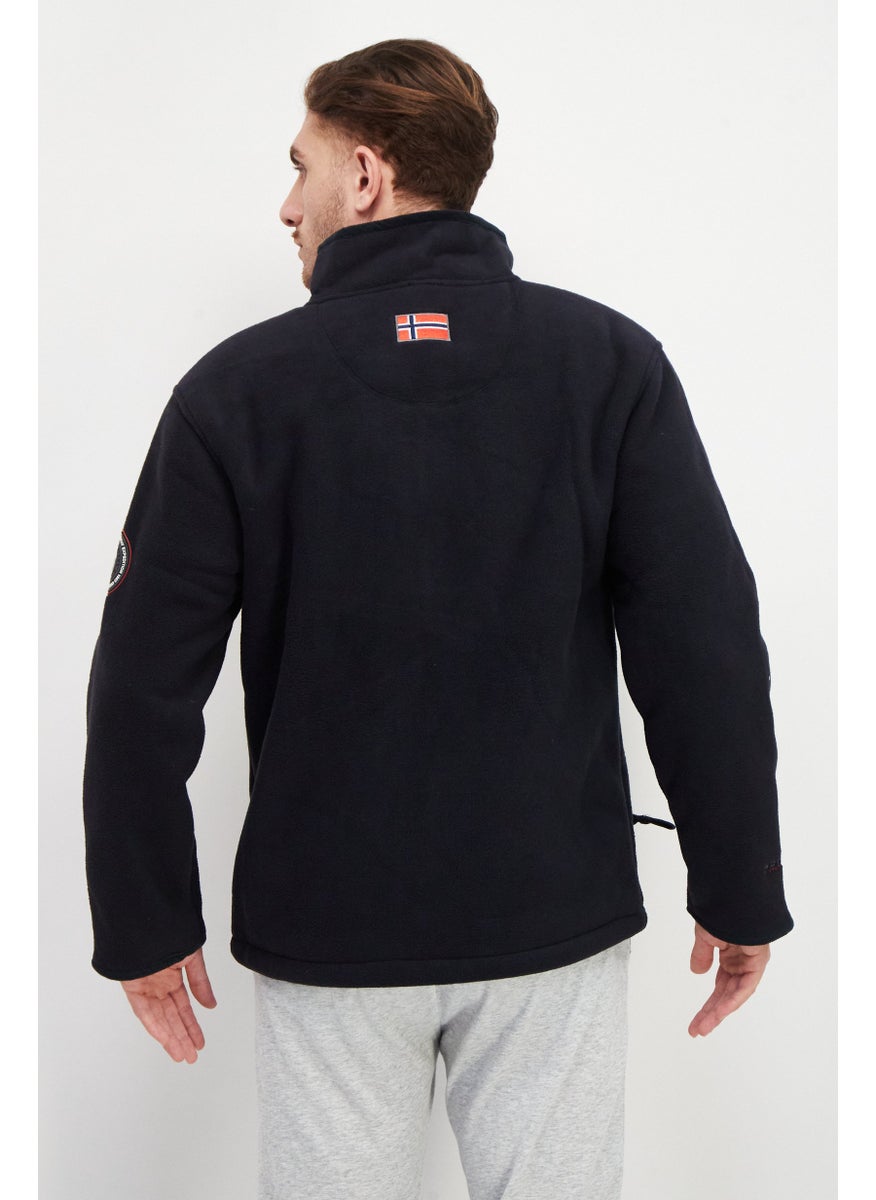 Men Long Sleeve Embroidered Logo Full Zip Sweatshirt, Navy Blue - pzsku/Z17D1BAD7CC8B7E5EB65FZ/45/_/1726109202/009a4980-f150-40d5-bab1-8fbf7a46d550