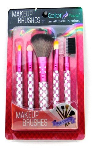 Color Fever Makeup Brush Set, Hot Pink, 200 Gm - Image 5