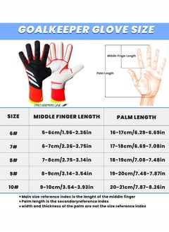 JiuAn Football Training Professional Predator Pro Fingersave Goalkeeper Gloves  - Image 2