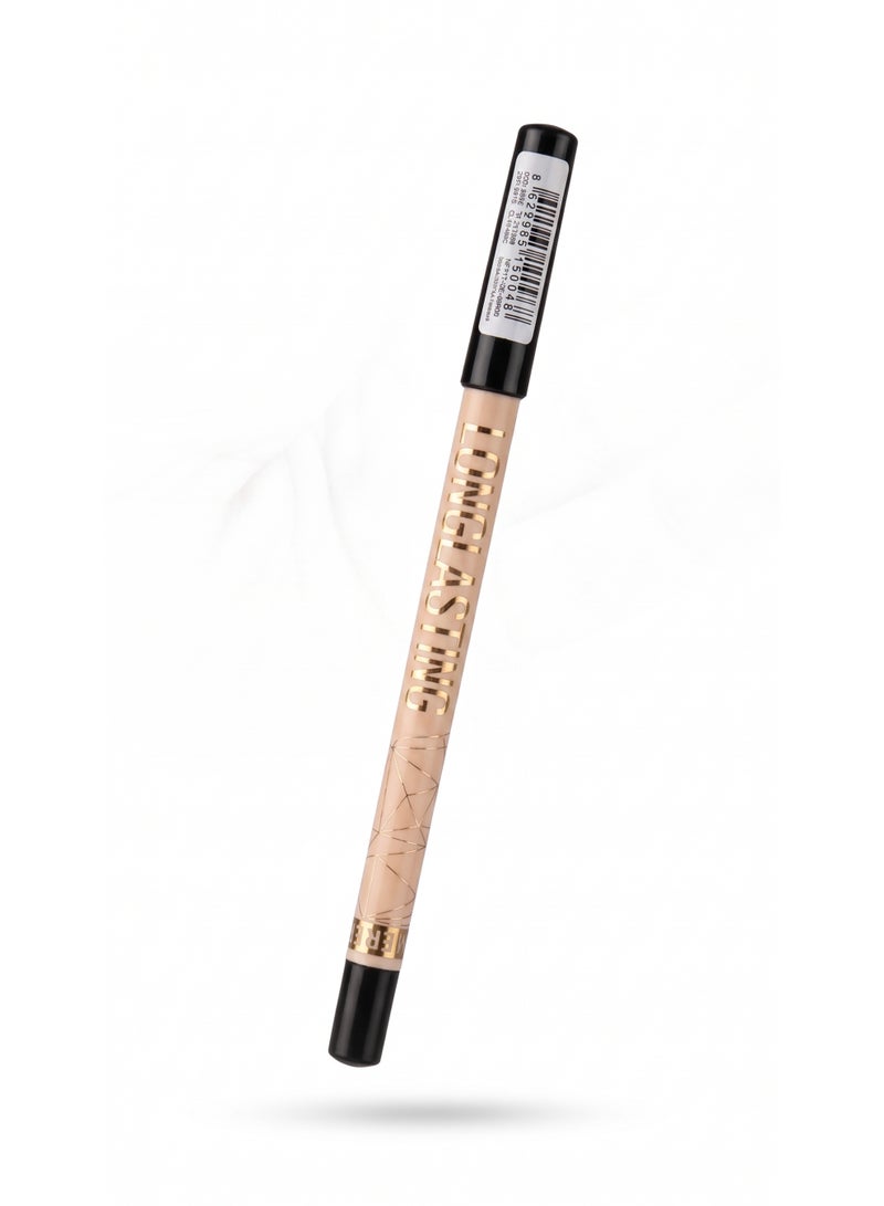 Professional Longlasting Eye Pencil - Shade 103 Nude Beige - 2-in-1 Kohl & Brightener - Waterproof - Image 1