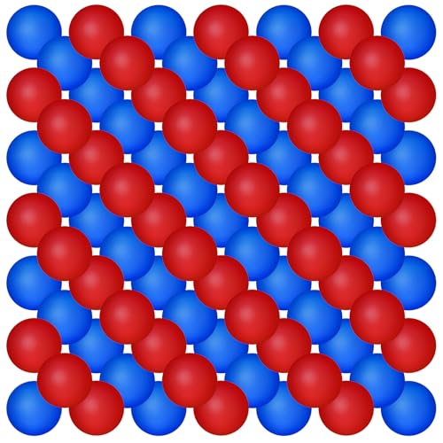 Hanaive 100 Pack Table Tennis Balls Multi Colored 40mm Plastic Balls Bulk Washable Small Game for Carnival Pool Games Party Decoration Pet ToyRed Dark Blue - Image 1