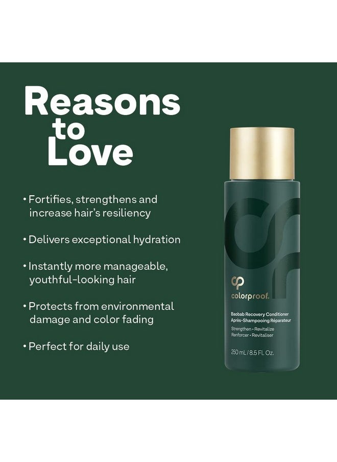 ColorProof - Baobab Recovery Conditioner, 8.5Oz - For Damaged Color-Treated Hair, Strengthens & Repairs, Sulfate-Free, Vegan - Image 1