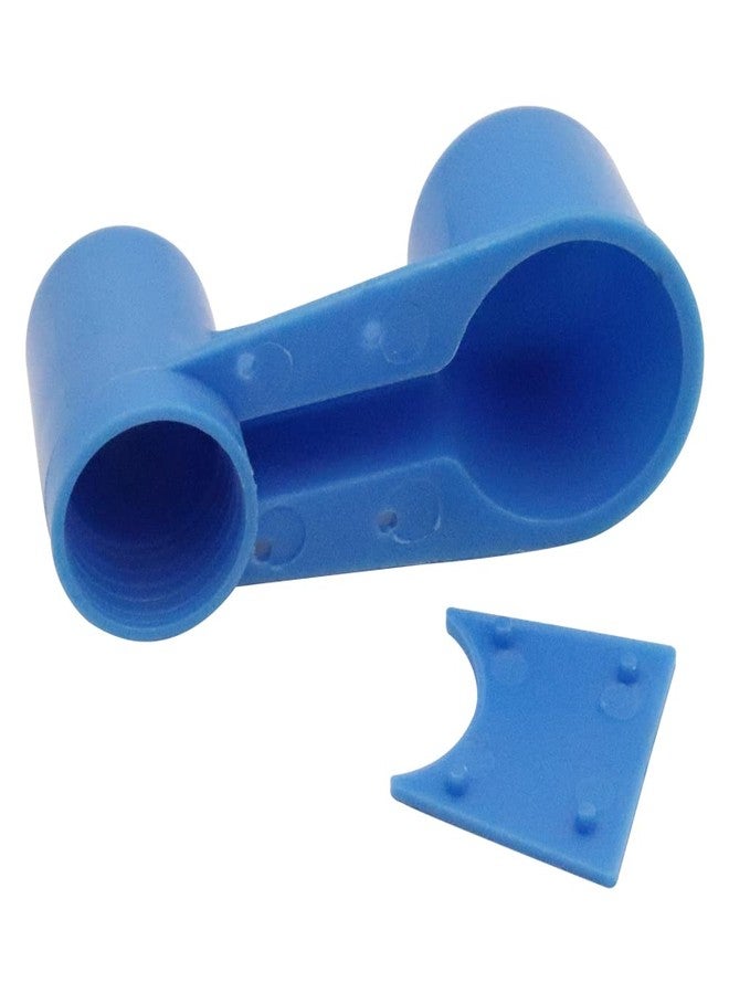APlayfulBee 12Pcs Automatic Bird Drinker Feeder Plastic Soda Pop Water Bottle Cup or Pigeons Parrot Chicken Feeder Poultry Cage Cup Supplies (Blue) - Image 5
