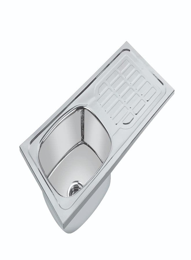 Orange Single Bowl Drainboard 37X18X8 - Image 1