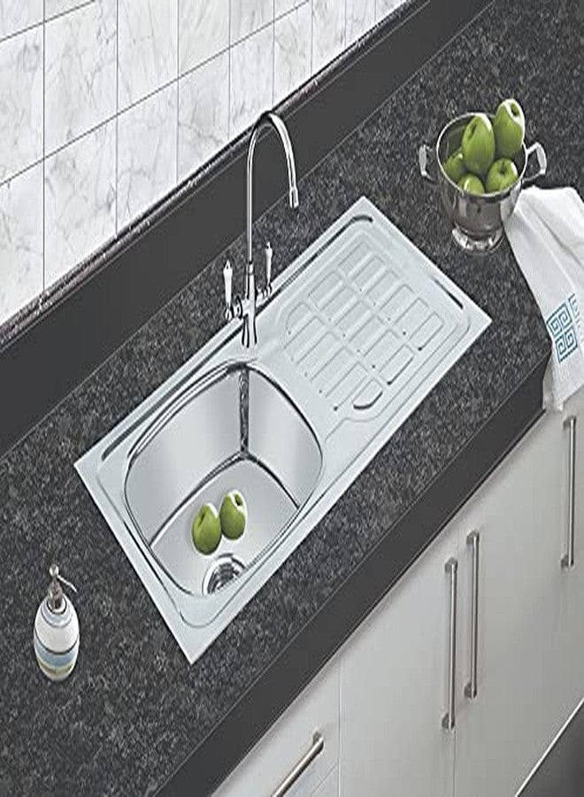 Orange Single Bowl Drainboard 37X18X8 - Image 2