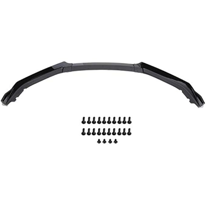 OCPTY 3PCS Glossy Black Car Front Bumper Spoiler Lip fit for 2016-2020 for Honda Civic - Image 2