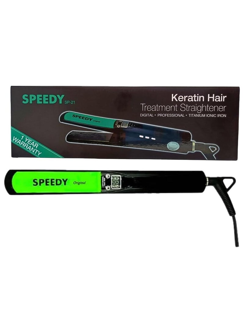 Speedy Speedy SP-21 Keratin Hair Treatment Straightener Pro System 470F in 360 Degree Swivel Cord - Image 1