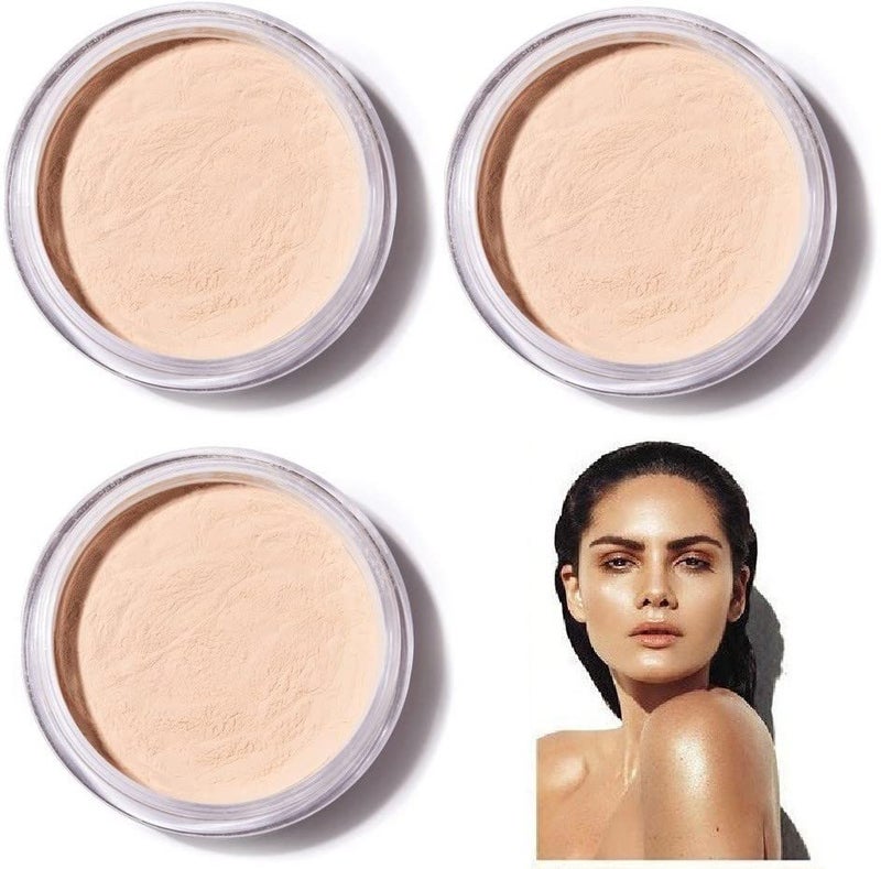 MAKEUP BASE FINE LOOSE POWDER FOR ALL SKIN TYPE COMBO OF 3 - Image 1