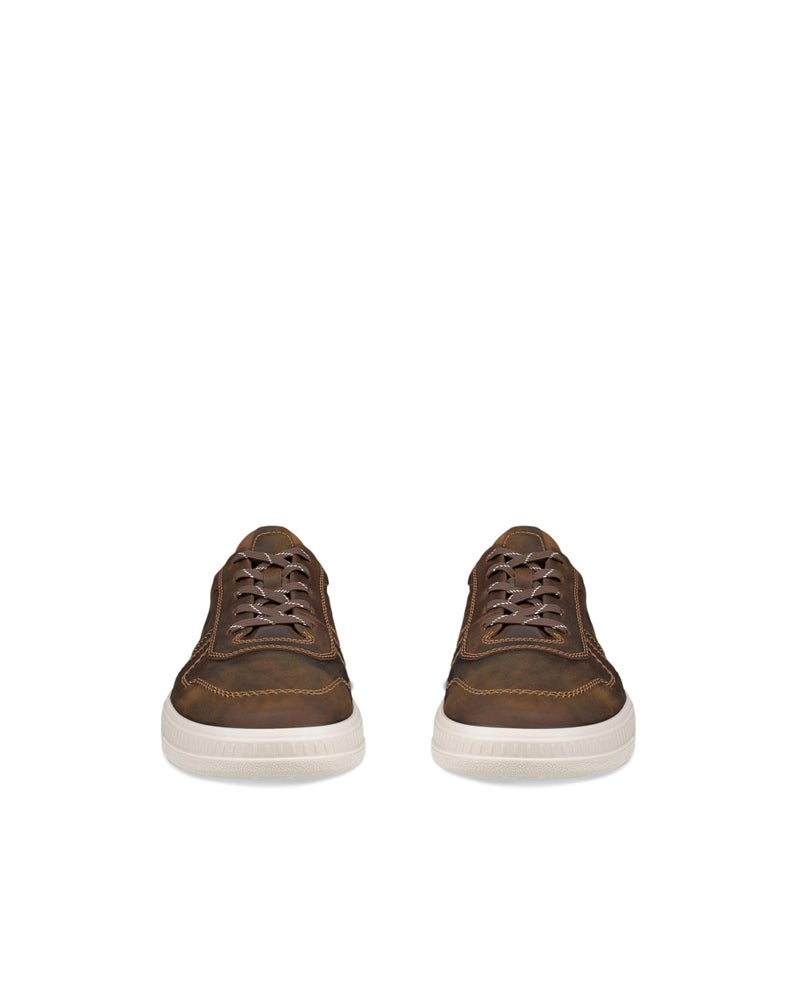 ECCO Men's Move Casual Lace Up Sneaker, Camel/Coffee Suede, 13-13.5 - Image 5