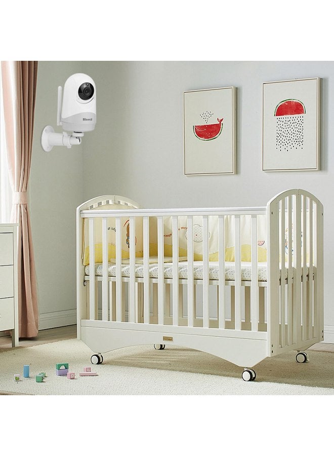 LEFXMOPHY AL Wall Mount Compatible for Blemil Baby BL9052 BL9052-2 BL9046-2 Baby Monitor Camera Holder with Base Plate Stand (Cam not Include) - Image 2