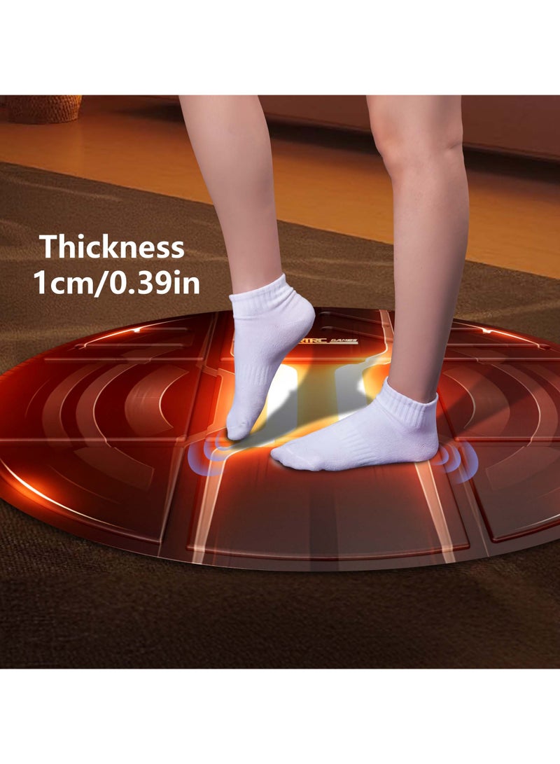STARTRC GAMES VR Mat - 39.5" Foldable Large Virtual Reality Mat Helps Determine Direction and Position of Your Feet During Game, Upgraded Misty Night Orange, Limited Edition  - Image 5