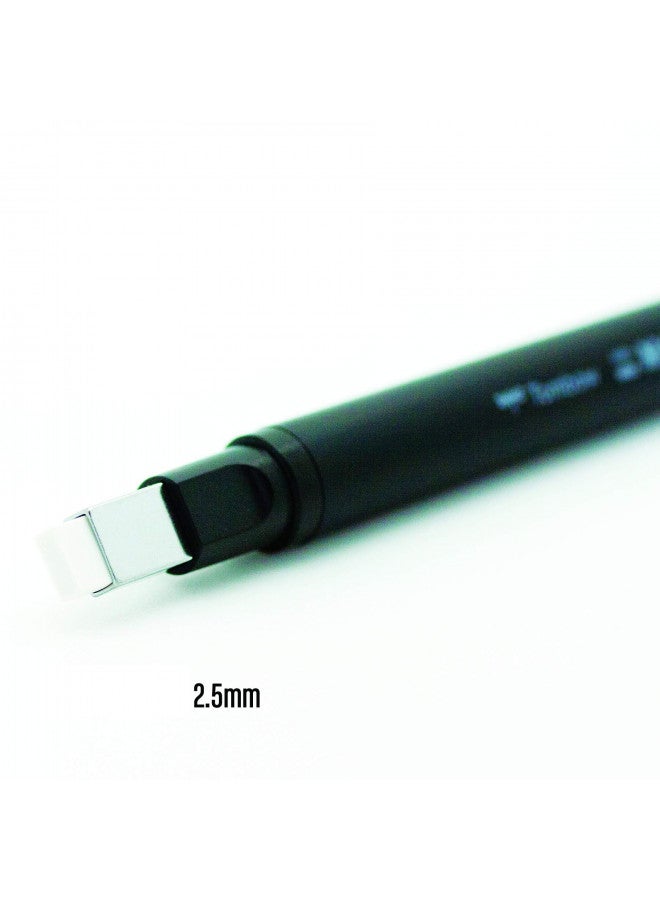 Tombow Holder Eraser, Mono Zero Square Shapre Black (EH-KUS11) - Image 3