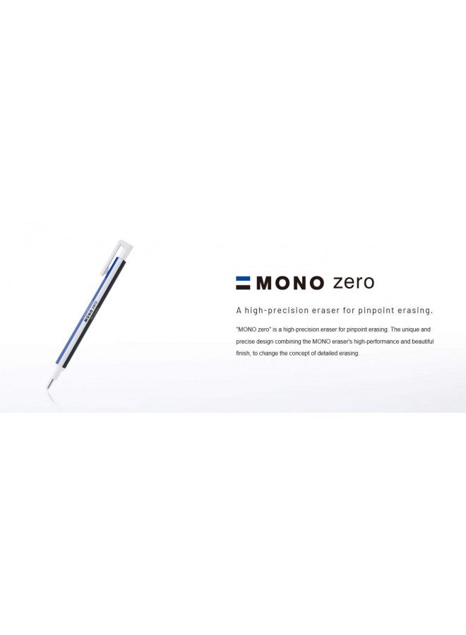 Tombow Holder Eraser, Mono Zero Square Shapre Black (EH-KUS11) - Image 5