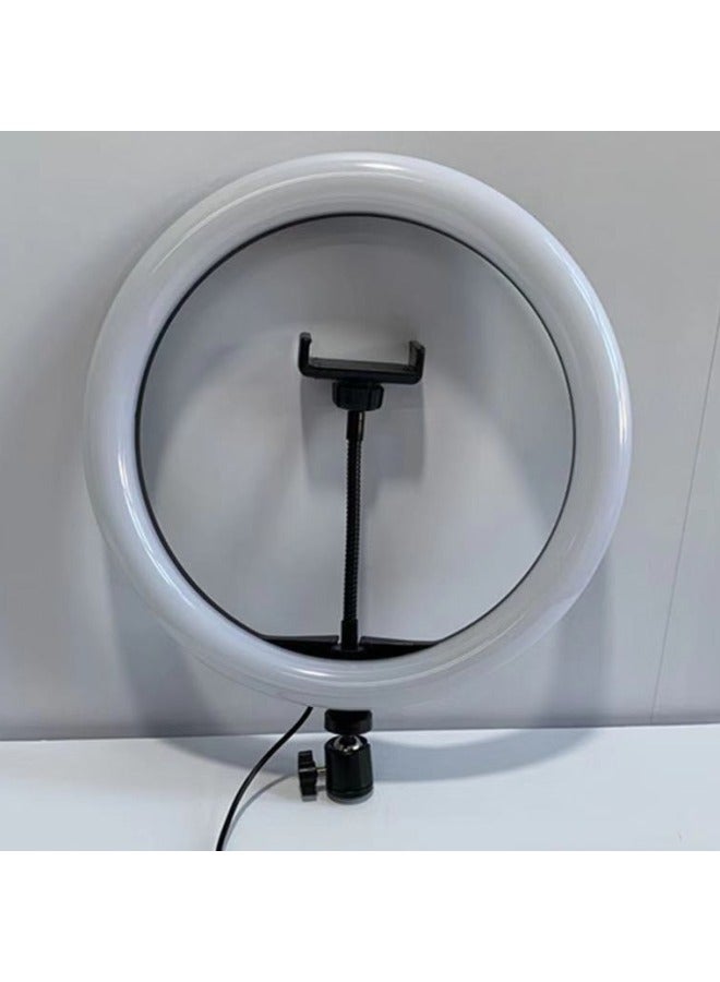 12 Inch Live Beauty Ring LED Lamp 30cm Live Network Red Selfie Mobile Phone Makeup Lighting Lamp Spot-Color:Black - Image 4