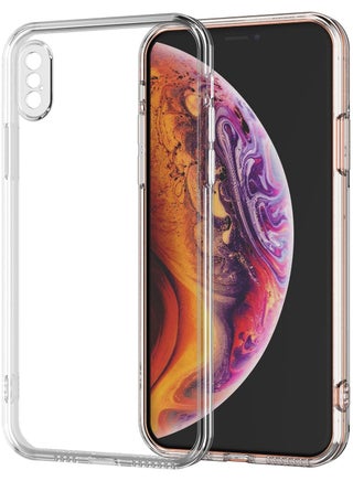 iPhone X Shockproof Clear Case , Not Yellowing,10FT Military Drop Protection, Hard Clear Back Four Corner Airbags Drop Protection Phone Cover - view 2