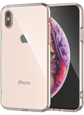 iPhone X Shockproof Clear Case , Not Yellowing,10FT Military Drop Protection, Hard Clear Back Four Corner Airbags Drop Protection Phone Cover - view 4