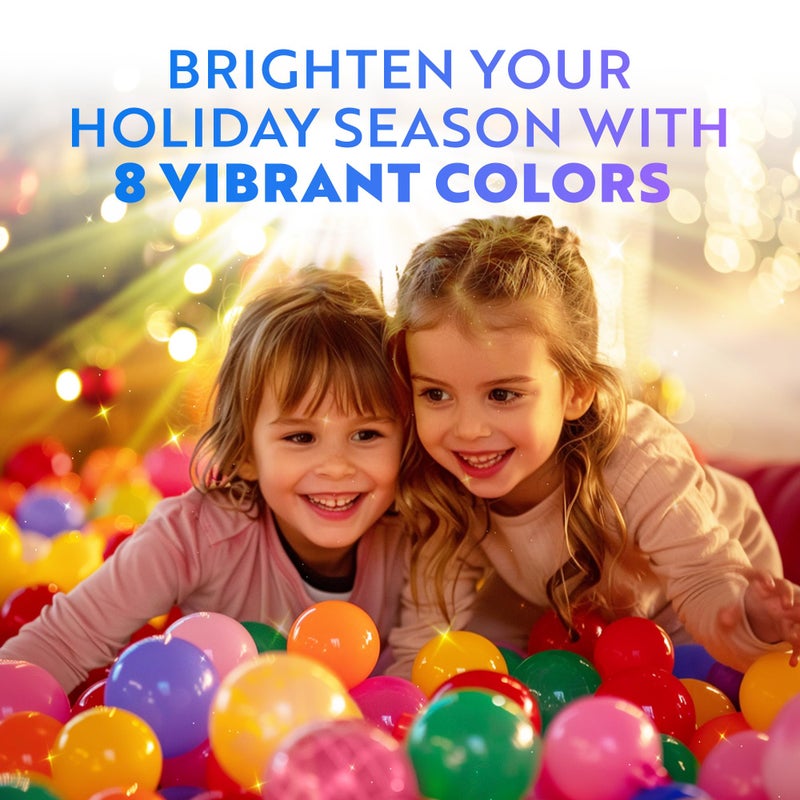 Playz Soft Plastic Mini Ball Pit Balls 50 Count - w/ 8 Vibrant Colors - Crush Proof, No Sharp Edges, Non Toxic, Phthalate & BPA Free for Baby Toddler Ball Pit, Play Tents & Tunnels Indoor & Outdoor - Image 5