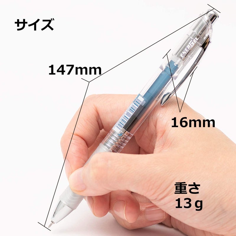 Pentel قلم حبر جاف Pentel XBLN75TL-CA 0.5 مم - أزرق أسود - Image 3