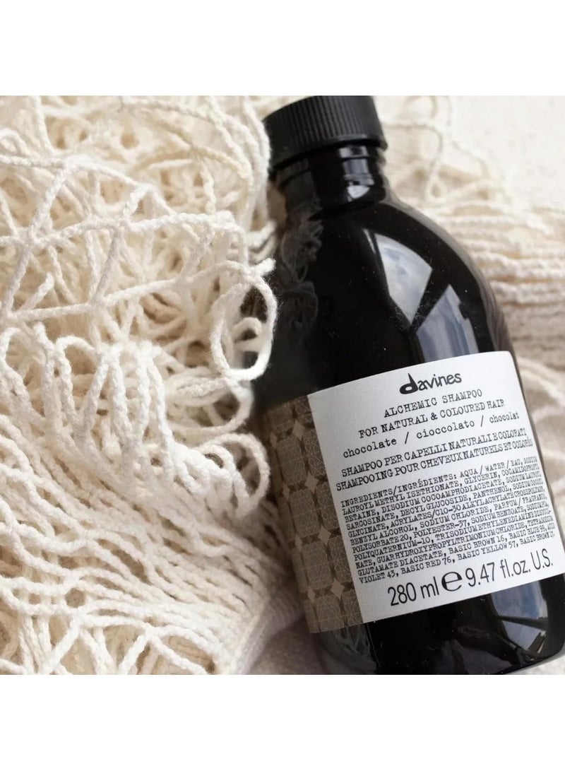 دافينز شامبو دافينز ألكيميك بالشوكولاتة للشعر الداكن 280 مل - Image 3