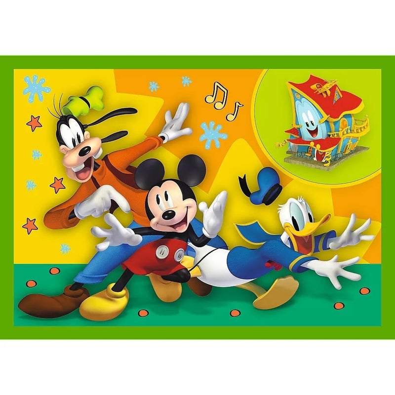 Trefl - Disney Mickey Mouse Among Friends 4 in 1 (12+20+15+24) Pieces - 34616 - Image 5
