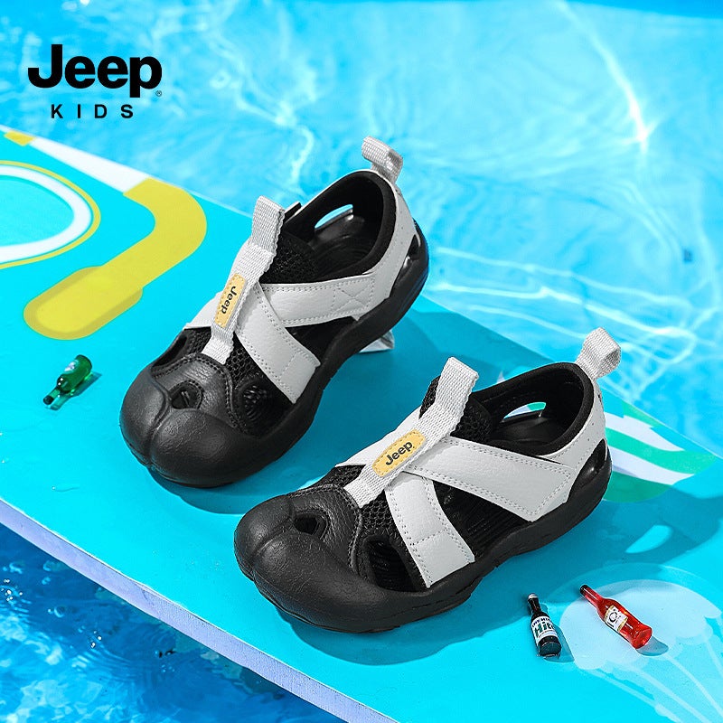 Jeep Kidsren'S Sandals Boys Summer 6-12 Years Old Outdoor Wading And River Tracing Shoes Girls Outer Wear Kidsren'S Shoes - Image 4