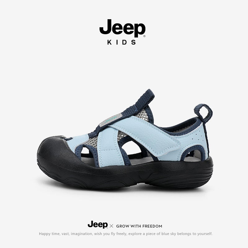Jeep Kidsren'S Sandals Boys Summer 6-12 Years Old Outdoor Wading And River Tracing Shoes Girls Outer Wear Kidsren'S Shoes - Image 1