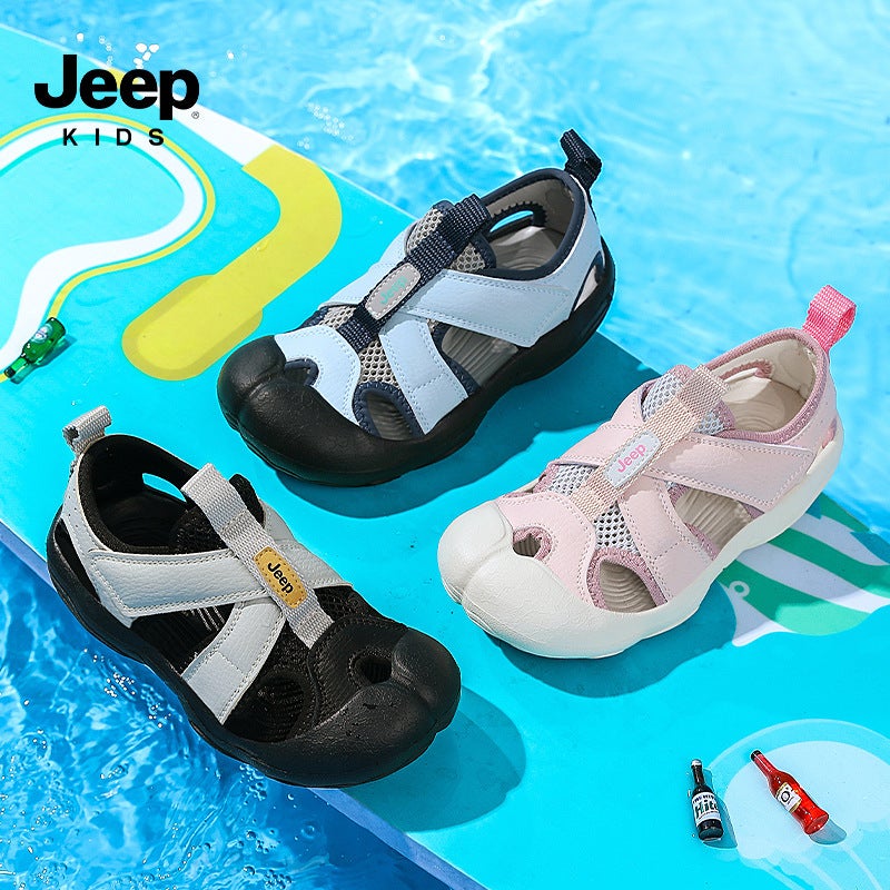 Jeep Kidsren'S Sandals Boys Summer 6-12 Years Old Outdoor Wading And River Tracing Shoes Girls Outer Wear Kidsren'S Shoes - Image 3