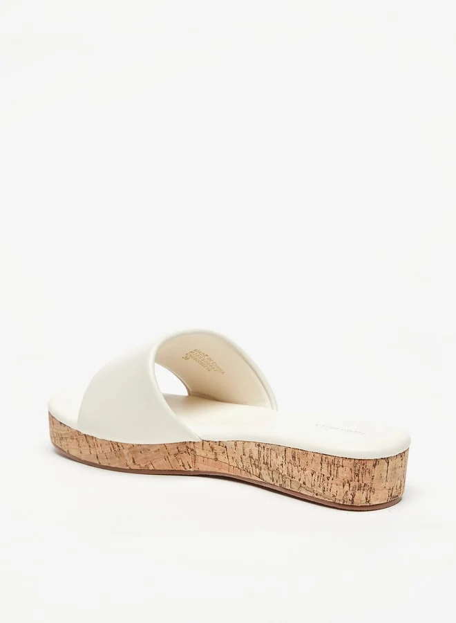 فلورا بيلا من شو إكسبرس Womens Solid Slip-On Sandals