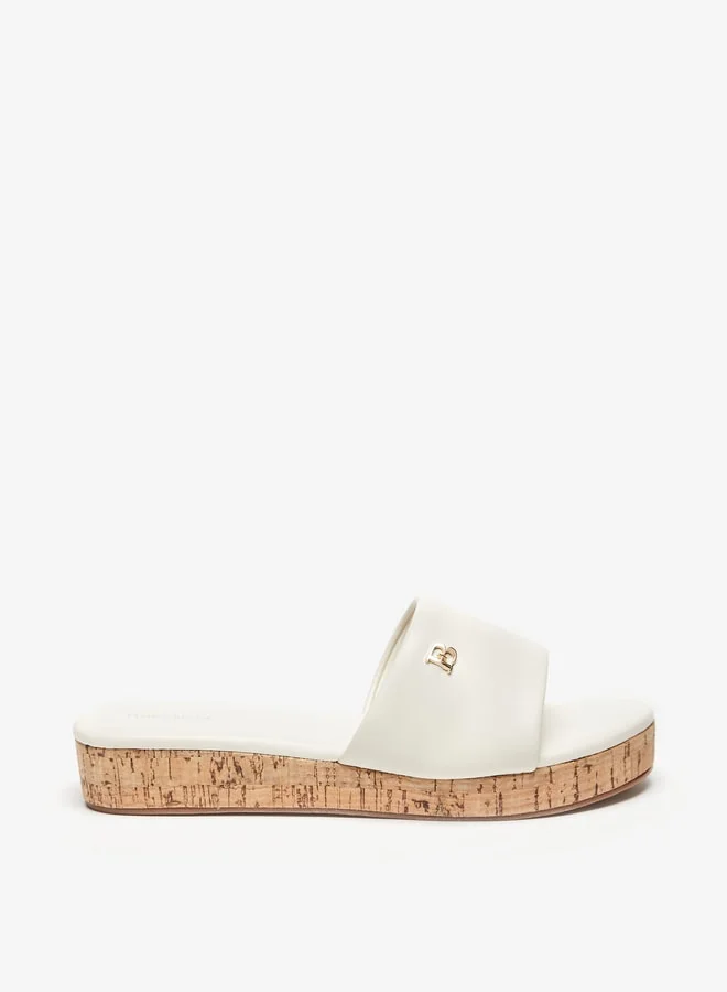 فلورا بيلا من شو إكسبرس Womens Solid Slip-On Sandals