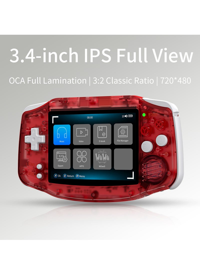 RG 34XX Handheld Game ConsoleH700 quad-core ARM  Android 13 3.4-inch IPS full-view angle 3500mAh 5G WIFI Bluetooth Retro Video Players（32G+64G） - Image 3