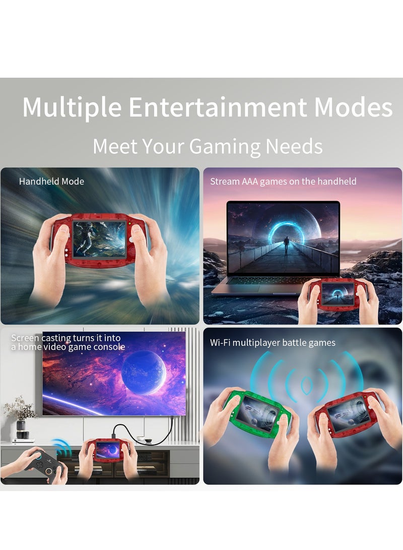 RG 34XX Handheld Game ConsoleH700 quad-core ARM  Android 13 3.4-inch IPS full-view angle 3500mAh 5G WIFI Bluetooth Retro Video Players（32G+64G） - Image 4