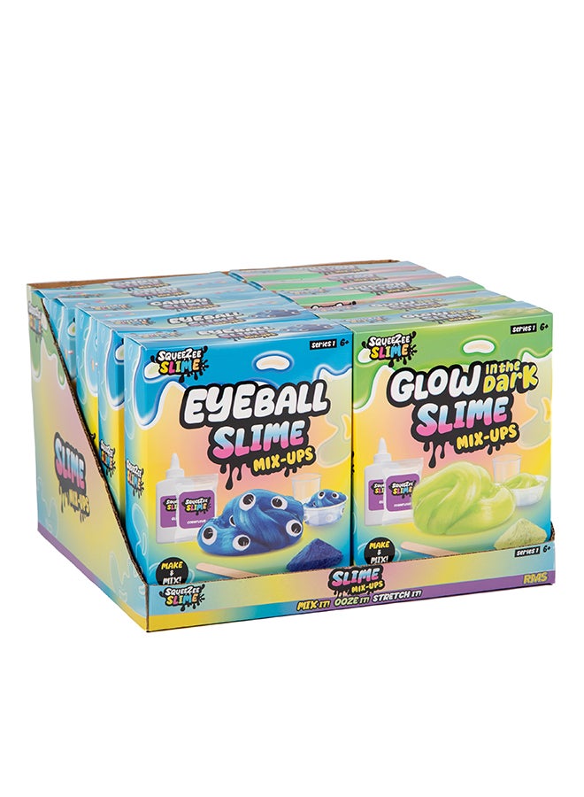 RMS Make Your Own Slime Kit Assorted – Glow & Eyeball DIY Slime Craft Set for Kids, Creative Sensory Toy - Image 3