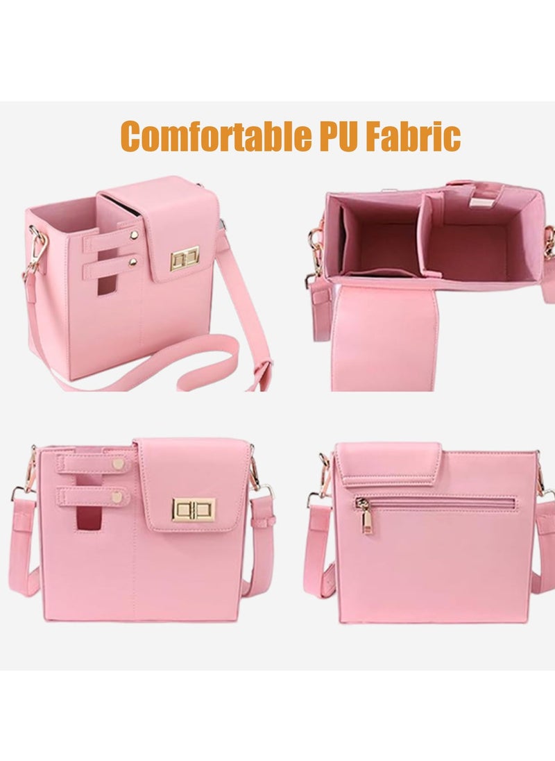 Excefore Purse Cup Holder Bag for Stanley, Outdoor Portable Crossbody Water Bottle Carrier with Storage Pocket, Convenient Water Cup Bag for Women on the Go  - Image 3