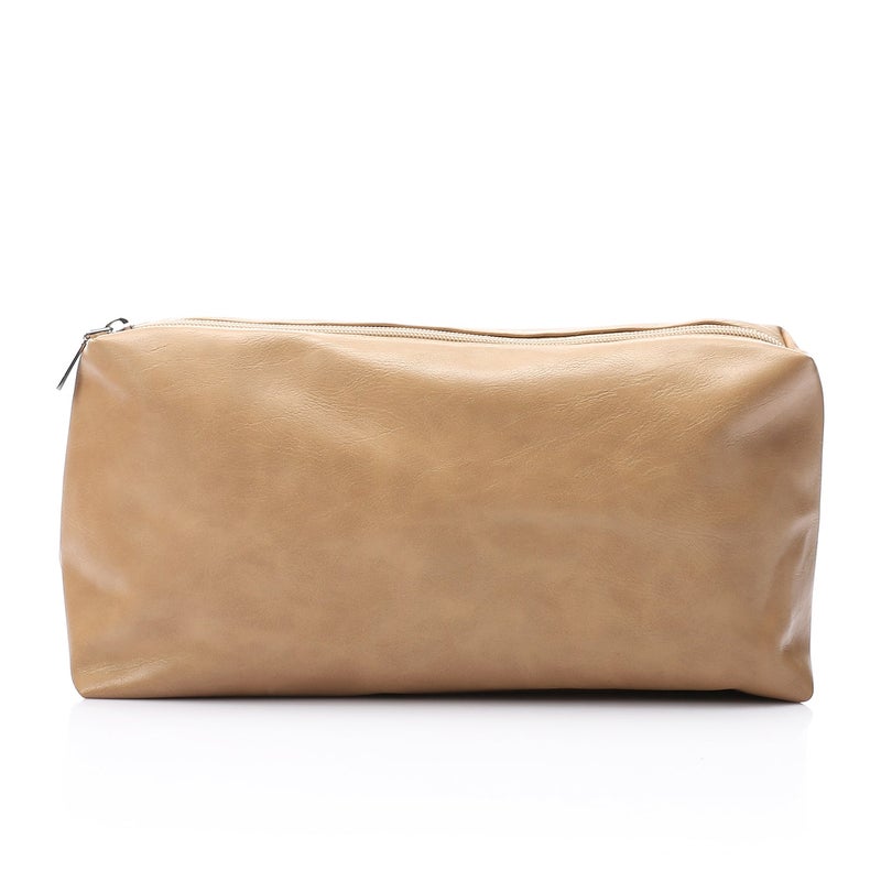 مستر.جو حقيبة يد كبيرة مع ملحق جيب - كافيه - Image 4