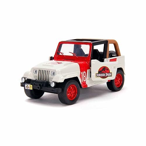Jada Toys Jurassic World 132 Jeep Wrangler Diecast Car Toys for Kids and Adults - Image 5