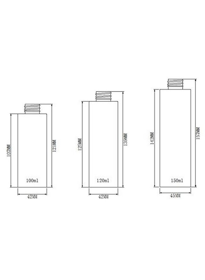 SYBL 1Pc 120Ml/4Oz Empty Refillable Frosted Glass Pump Press Bottle Makeup Cosmetic Container Packing Jar Vial Holder Pot With Bamboo Pump Head For Lotion Emulsion Essence Shampoo Shower Gel Toiletries - Image 4