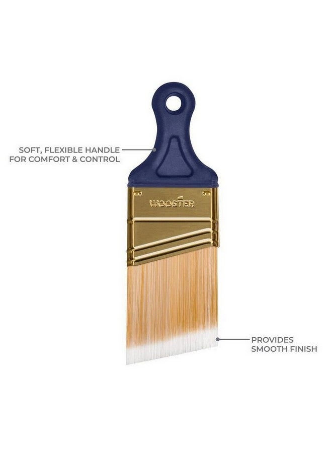 Wooster Shortcut Flexible Handle Angle Trim Paint Brush Multicolour 2 Inch 0Q32110020 - Image 3