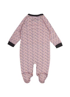 Babies Basic 100% Cotton Printed Long Sleeves Jumpsuit/Romper/Sleepsuit With Feet Covering For Babies  - Image 2