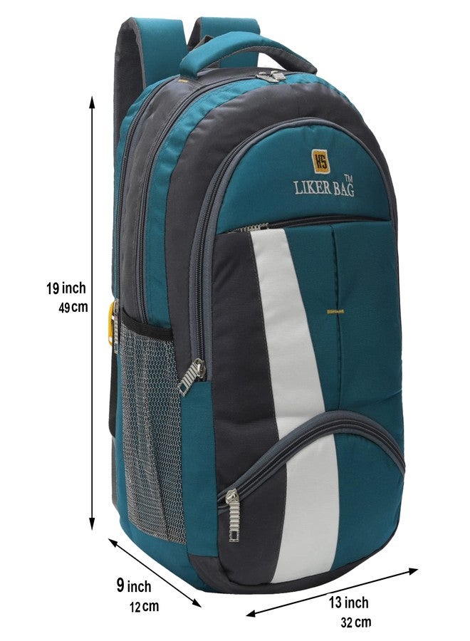 Liker Bag 45 L Unisex Water Resistant Backpack for College & Office/Spacy Bag Slim Casual Design Backpack for laptops for 15.6 inch laptop (Sky Blue) - Image 5